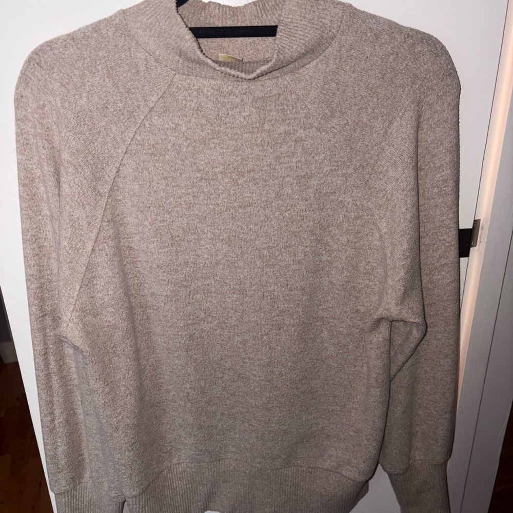 Maeve Light Gray Crewneck Sweater - M